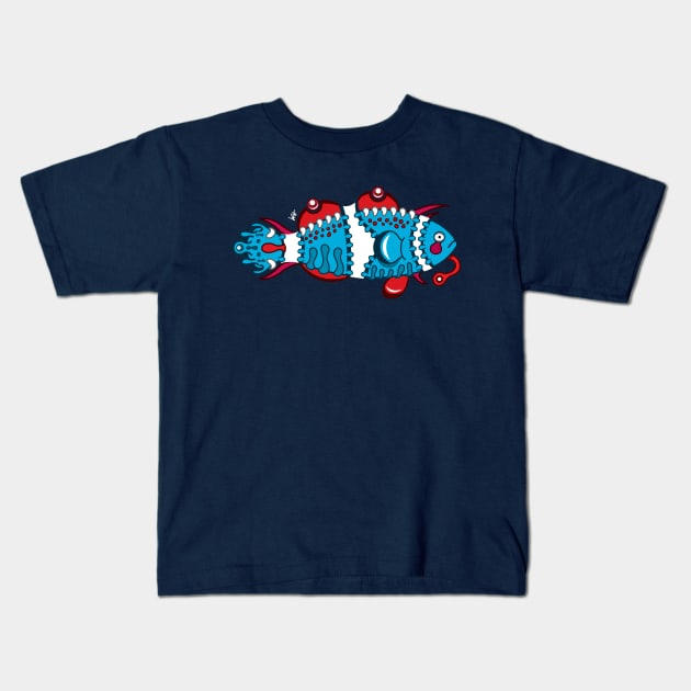 Corbrant Clownfish Kids T-Shirt by Munchbud Ink